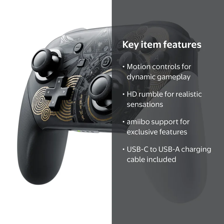 Nintendo Switch Pro Controller - Legend of Zelda Tears of the