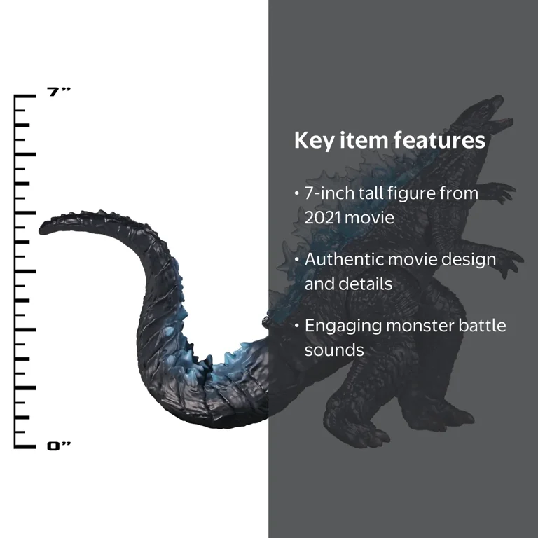 Godzilla vs Kong Deluxe Battle Roar Monster Toy with Sound