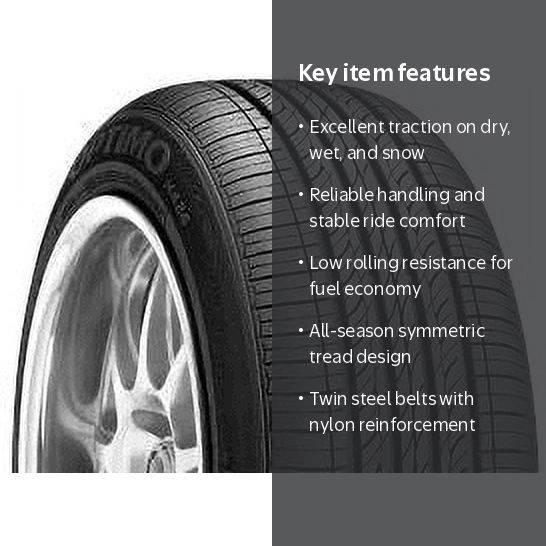 Hankook, Passenger Tire, 195/65R15, All Season Traction - Walmart.com
