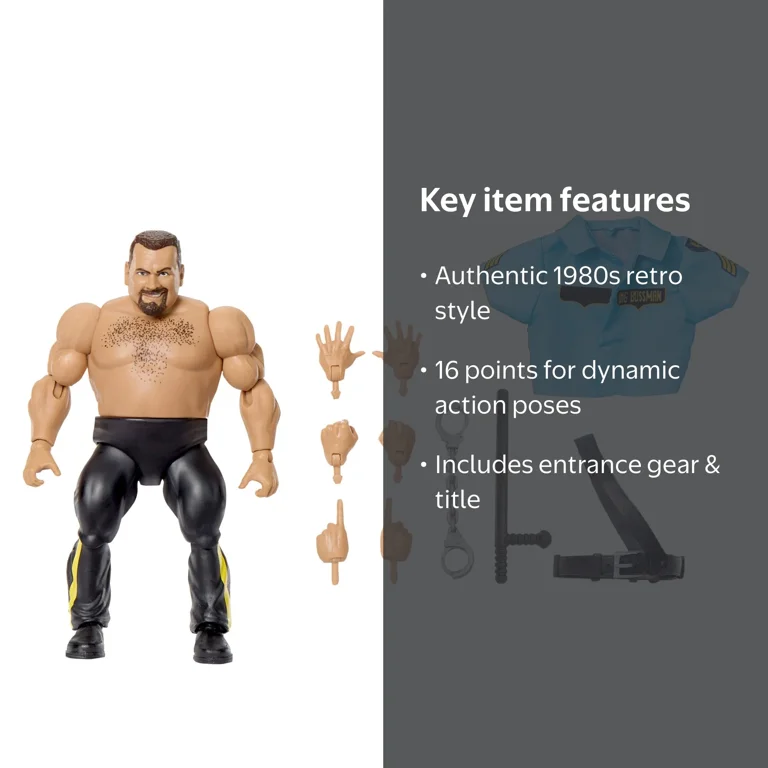WWE Suprestars Big Bossman Action Figure - Walmart.com