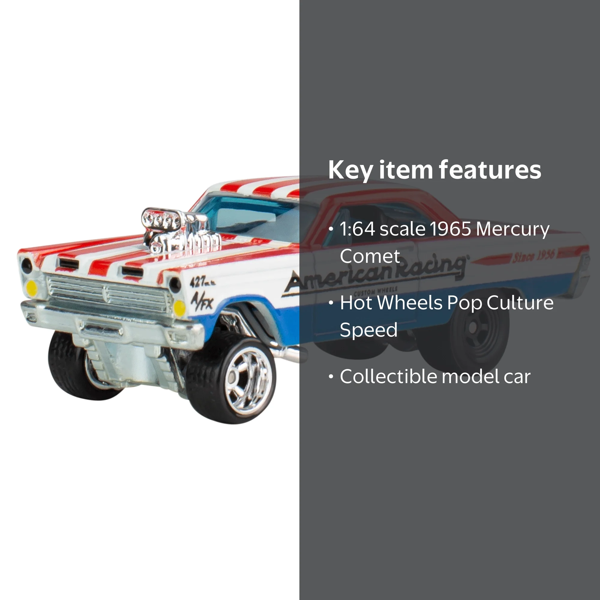Hot Wheels Pop Culture Speed '65 Mercury Comet Cyclone 1:64 Scale