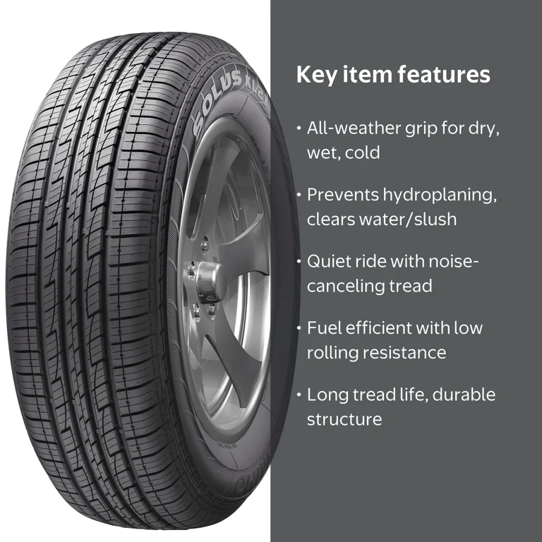 Kumho Eco Solus KL21 SUV/Crossover P235/60R18 102H All-Season Tire