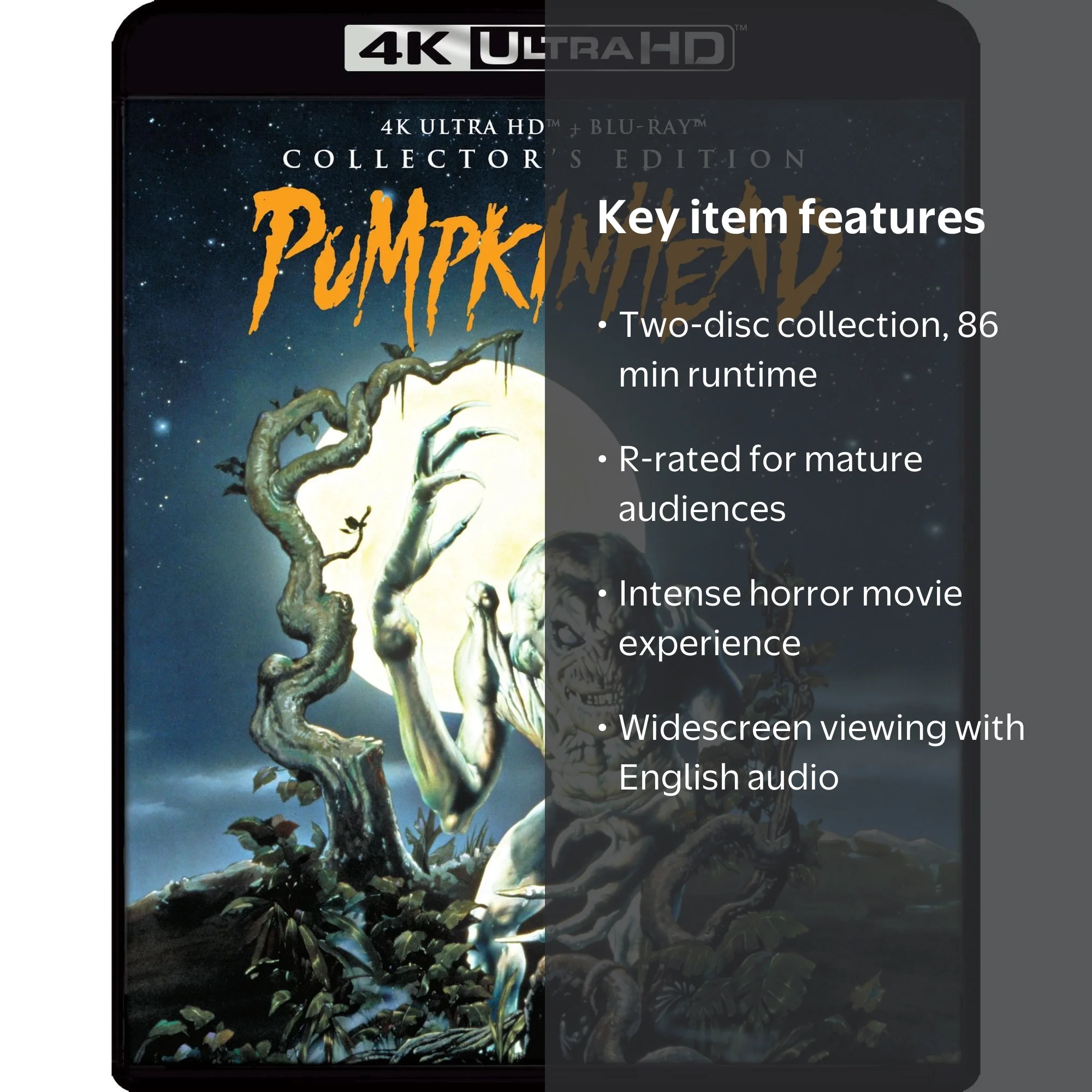 SDS, Pumpkinhead Collector's Edition, Horror Demonic, R 86 min