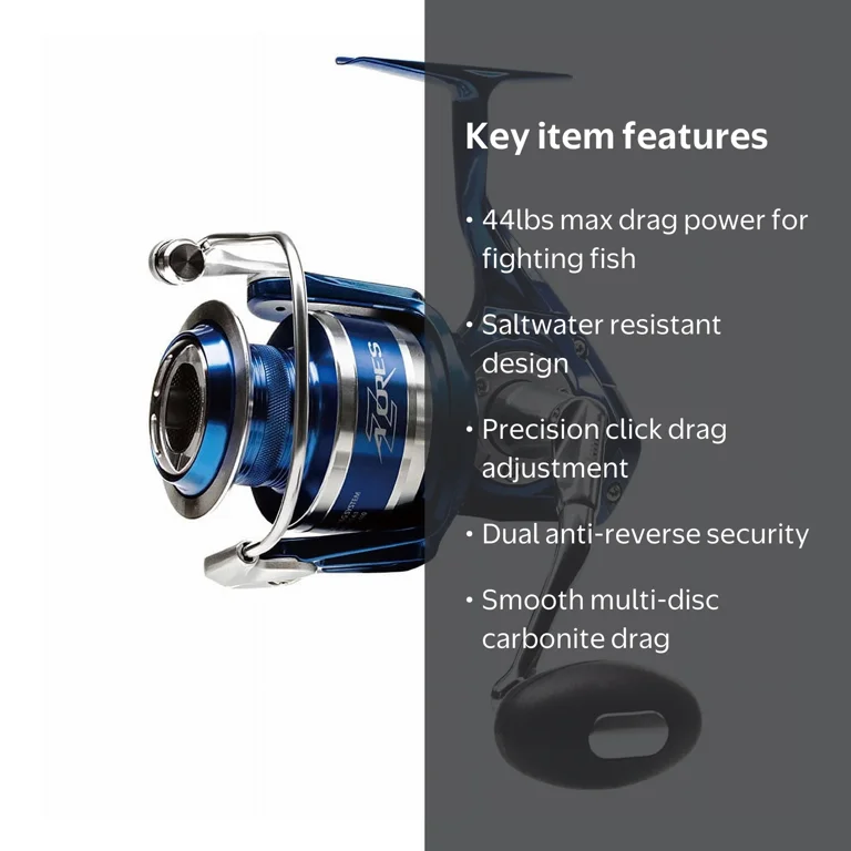 Okuma Blue Azores 14000 Saltwater Spinning Fishing Reel 5.4:1
