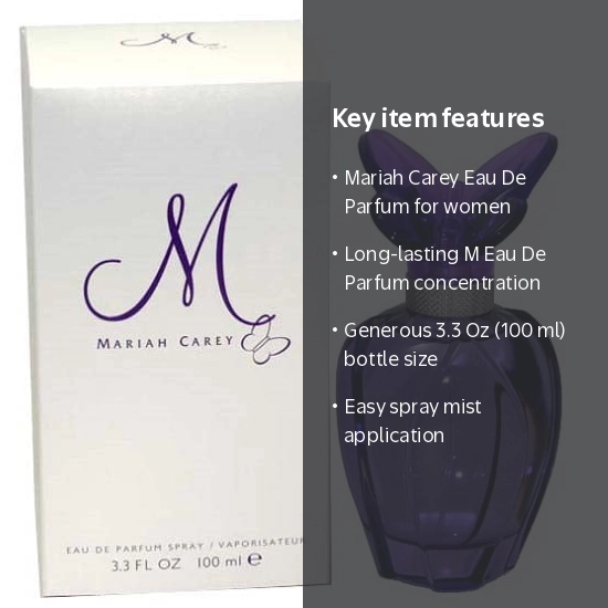 Mariah Carey M Eau De Parfum Spray for Women, 3.3 Oz / 100 Ml