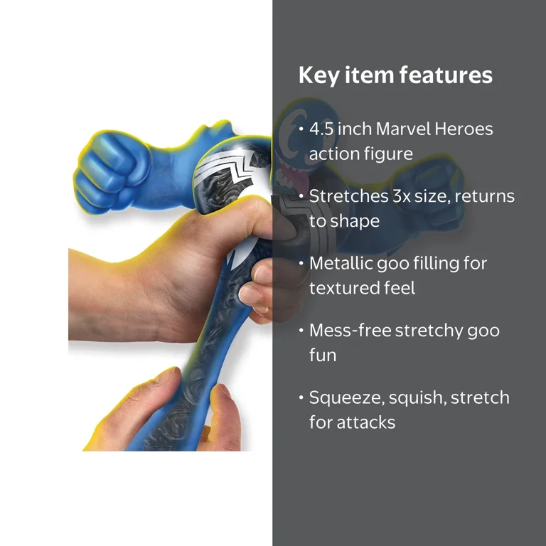 虎吉 Heroes of Goo Jit Zu Marvel Hero Pack - Super Venom: Squishy