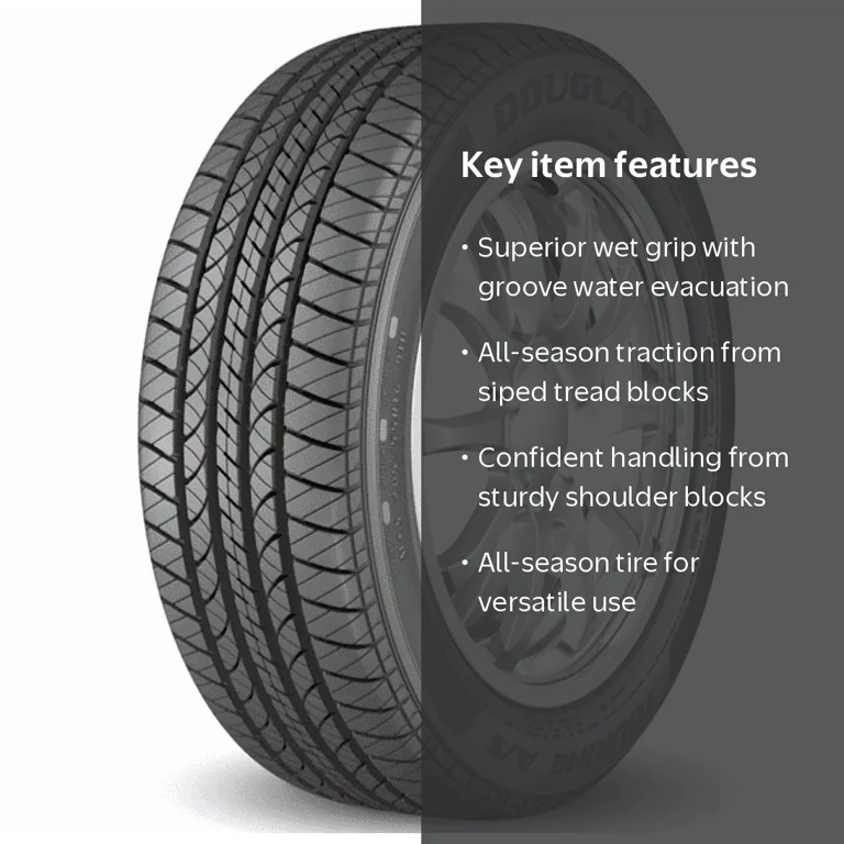 Douglas Touring A/S All-Season Tire, 225/60R17 99H - Walmart.com Douglas Touring A/S All-Season Tire, 225/60R17 99H - Walmart.com