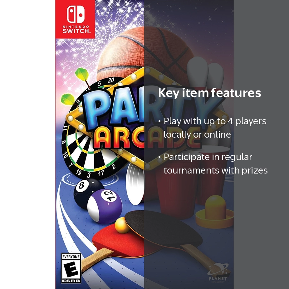 Cokem Games, Party Arcade, Nintendo Switch, Parental Controls