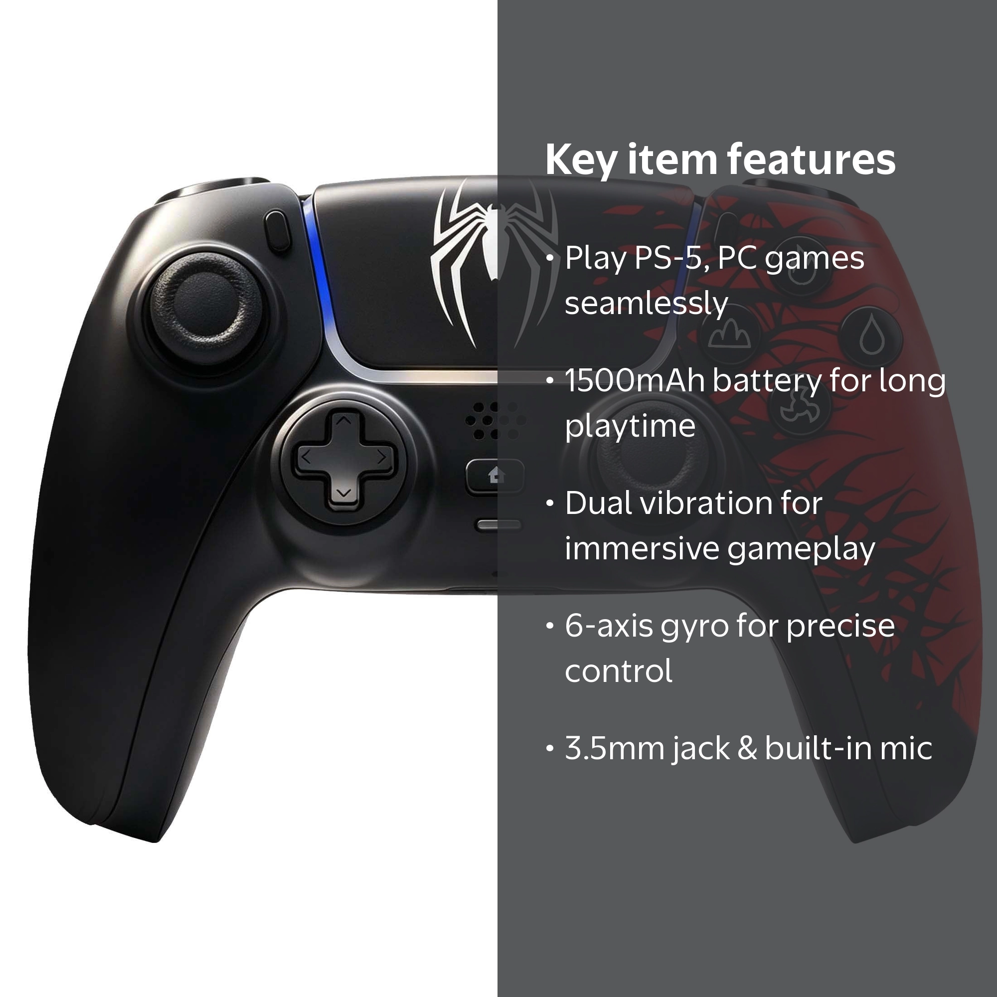 Wireless Controller Compatible with P5/P5 Pro/P5 Slim/PC,with