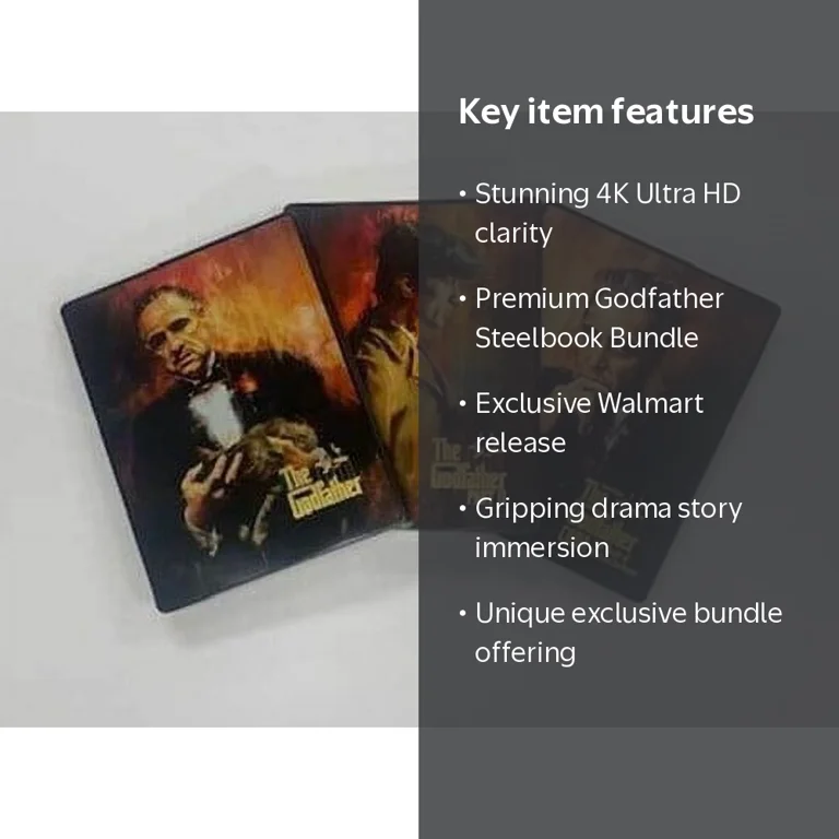 Godfather Steelbook Bundle (Walmart Exclusive) (4K Ultra HD
