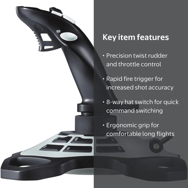 Logitech Extreme 3D Pro Joystick - PC Gaming Flight Gamepad