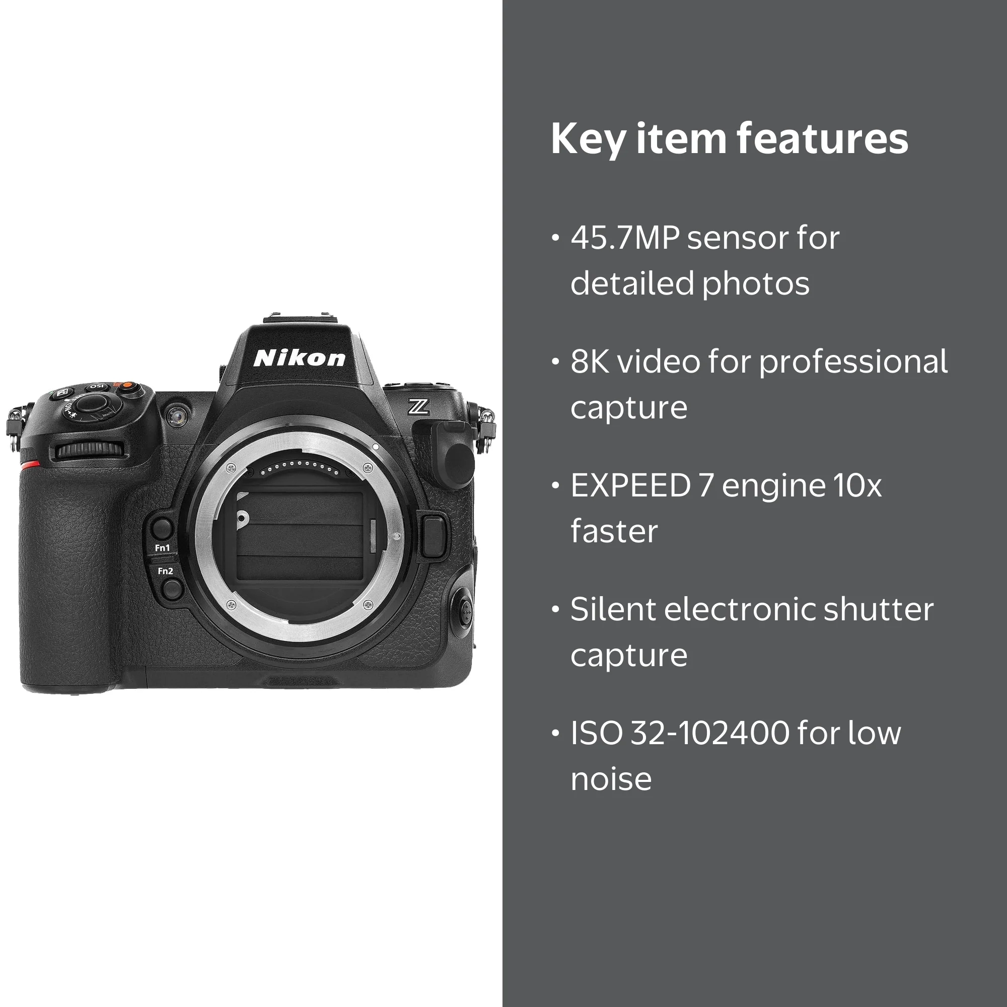 Nikon Z8 Mirrorless Camera (Body) 1695 (International Version