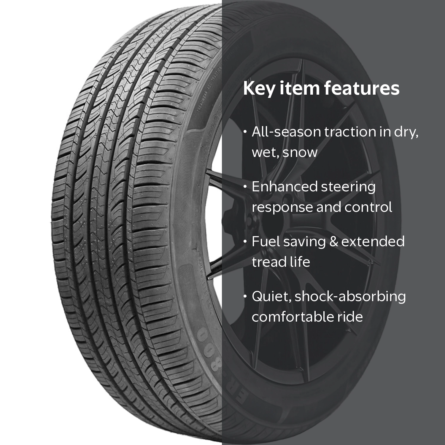 Advanta ER800 225/45R17 94W XL AS Tire for 2017-19 Chevrolet Cruze