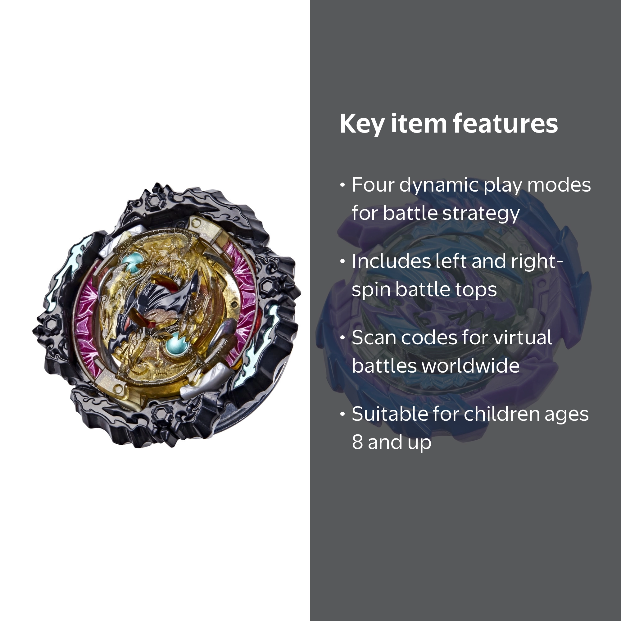 Beyblade Burst QuadDrive Wrath Fafnir F7 and Berserk Linwyrm L7