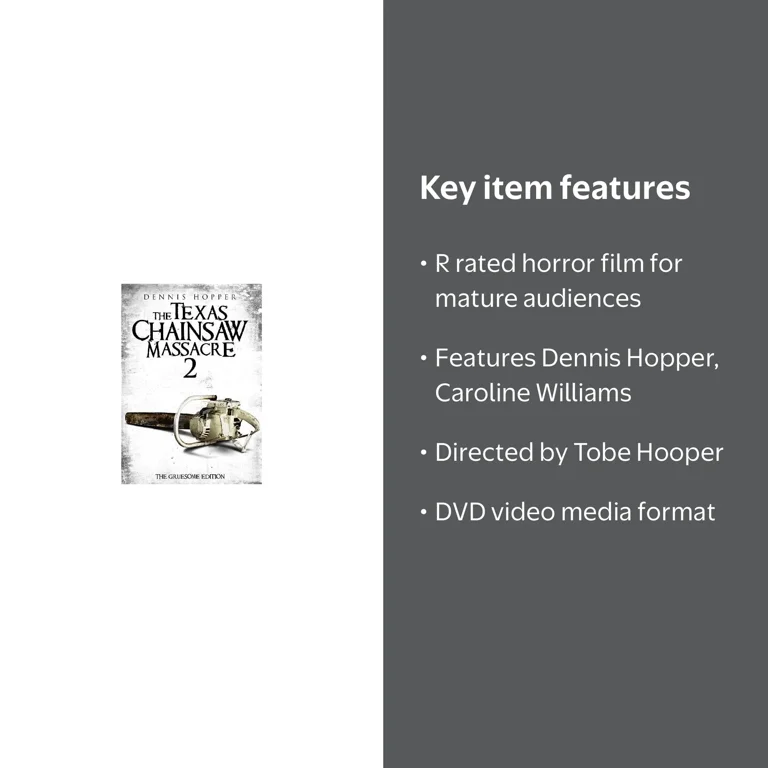 The Texas Chainsaw Massacre 2 [DVD] - Walmart.com