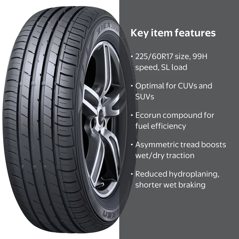 Falken Ziex ZE-914 Ecorun UHP Summer 225/60R17 99H Passenger Tire