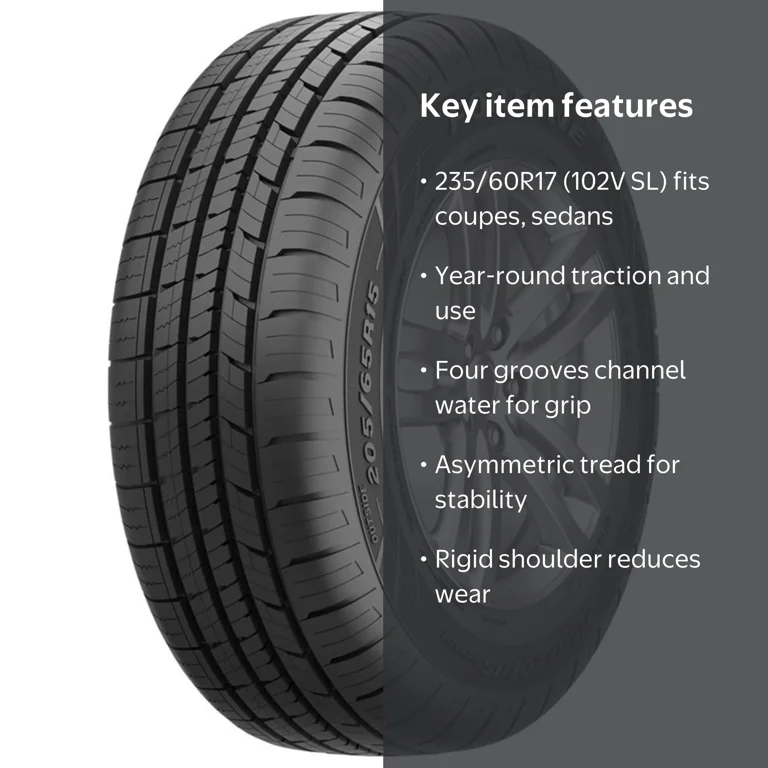 Fortune Perfectus FSR602 All Season Passenger Tire, 235/60R17 102V