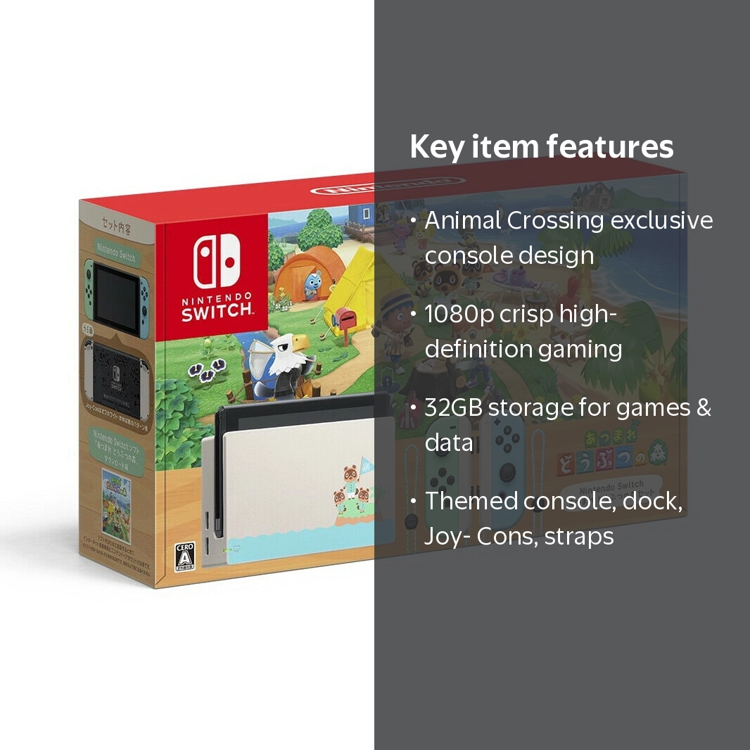 Nintendo, Animal Crossing New Horizons, Limited Edition, Blue