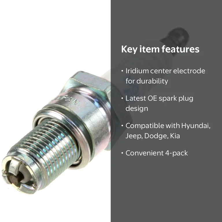 NGK 9723 Laser Iridium Spark Plug (4 Pack) Fits select: 2012-2016