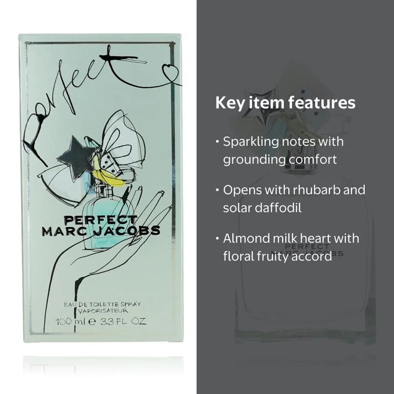 Marc Jacobs, Eau De Toilette Spray, 3.3 oz, Perfume for Women