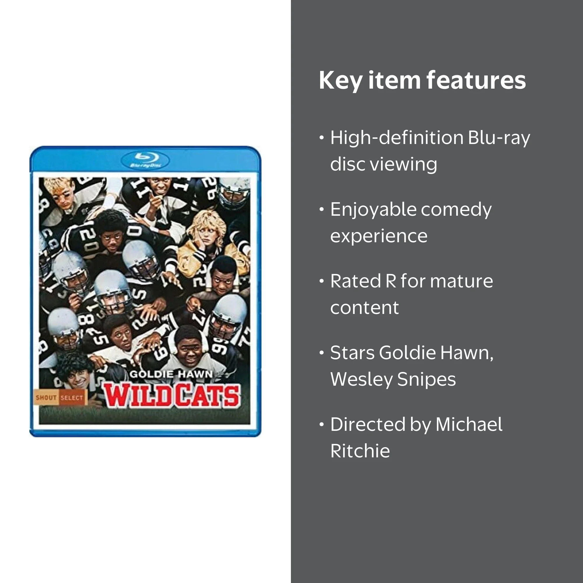 SDS Wildcats (Blu-ray) Shout Factory Comedy R with Coach Molly