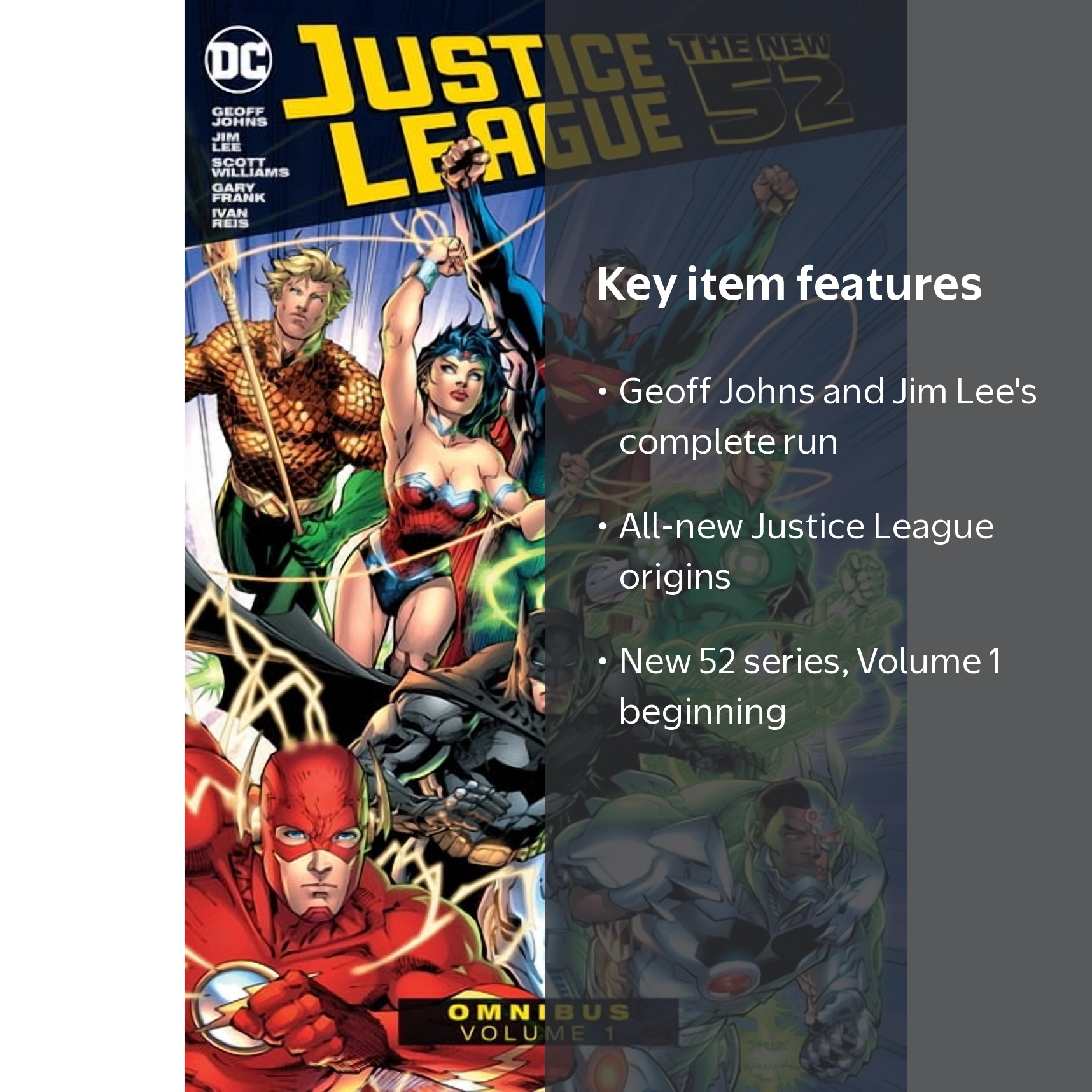 Geoff Johns, Justice League: The New 52 Omnibus Vol. 1, Hardcover