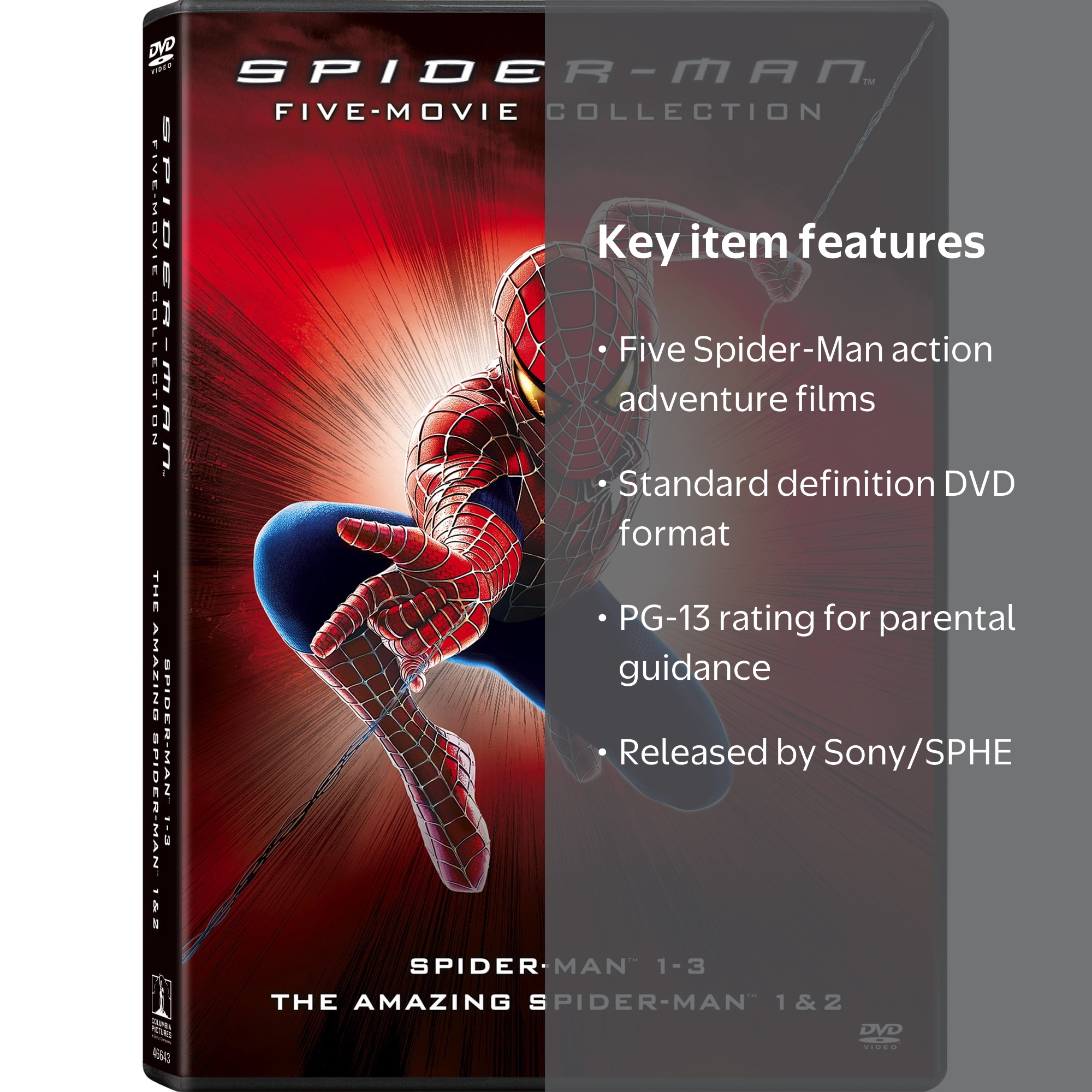 Sony Pictures Spider-Man Movies Multi-Pack: Five-Movie Collection