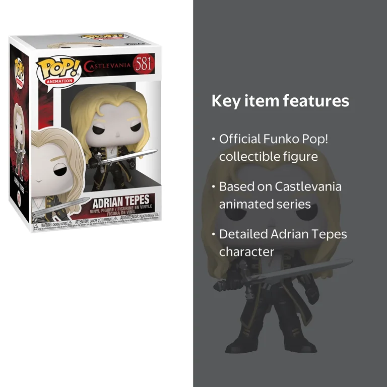 Funko POP! Animation: Castlevania - Adrian Tepes - Walmart.com