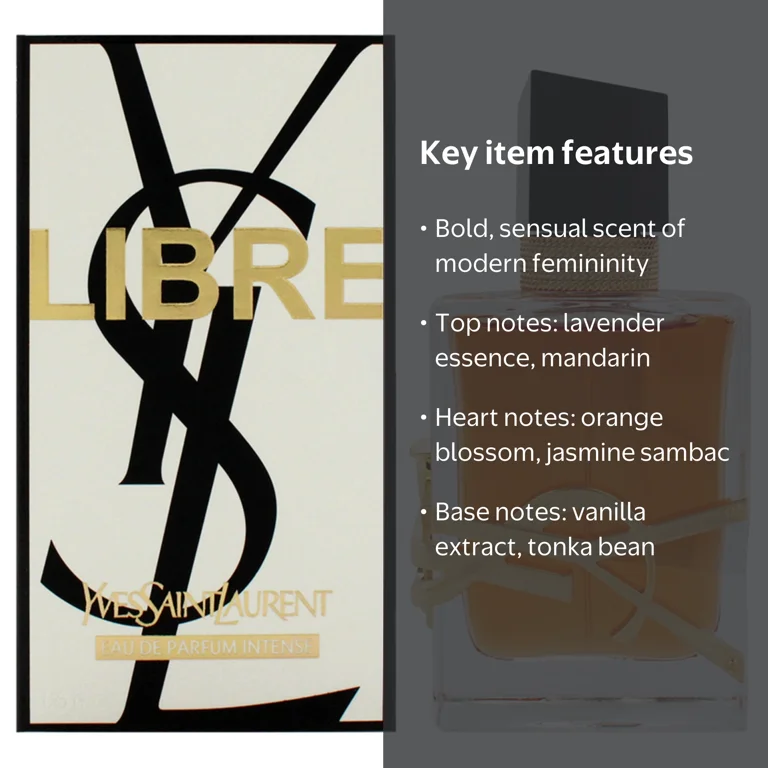 国内正規品　Libre ✨Eau de parfum Intense 50ml Yves Saint Laurent Libre Eau De Parfum Intense For Women 50 ml/1.6