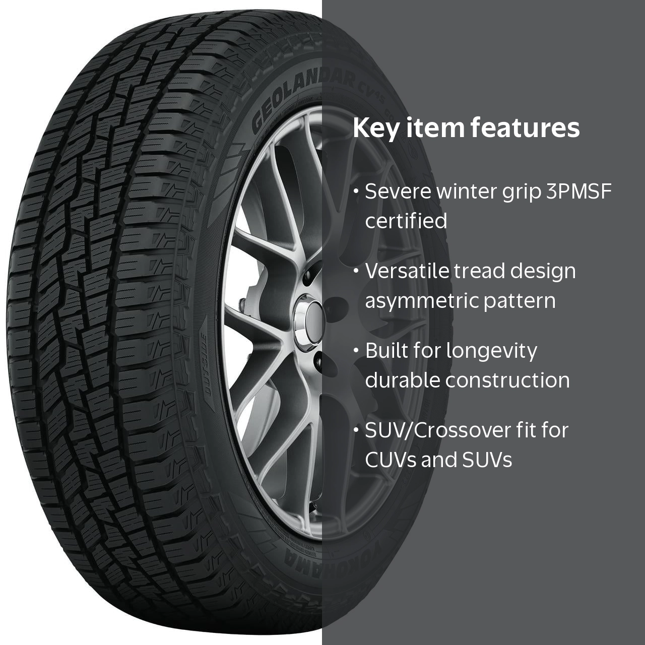 Yokohama Geolandar CV 4S 265/50R19 110V XL All-Weather SUV