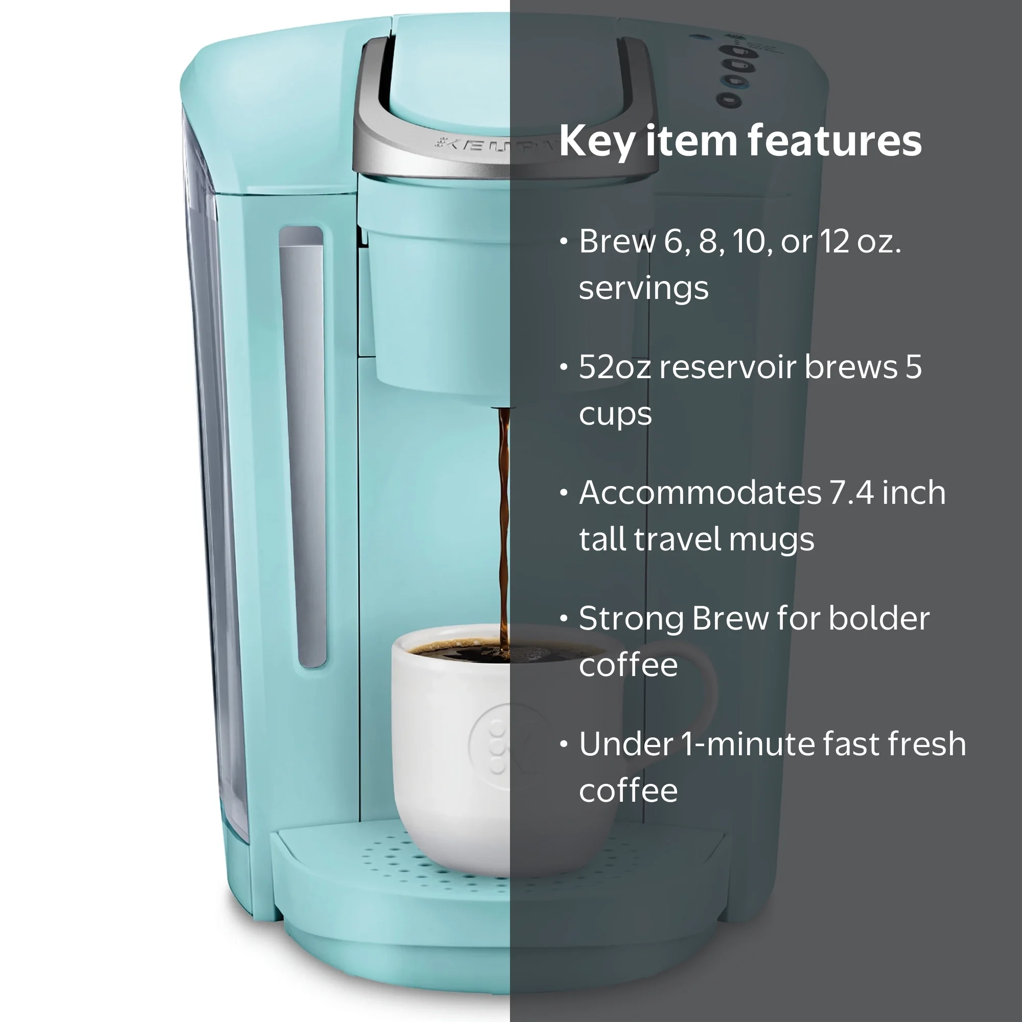 Keurig, Single-Serve Coffee Maker, Oasis, 4 Brew Sizes - Walmart.com