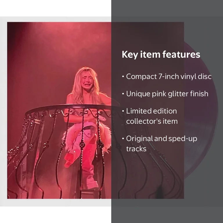 Feather by Sabrina Carpenter Pink Glitter Color 7