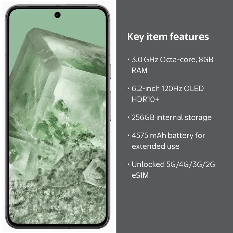 Google Pixel 8 256GB 5G Smartphone (Unlocked), Hazel - Walmart.com