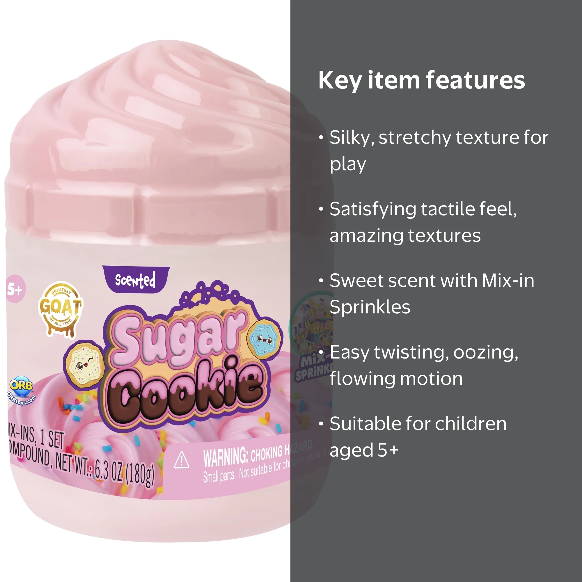 ORB GOAT Slimi Slime Sugar Cookie, Children Ages 5+ - Walmart.com