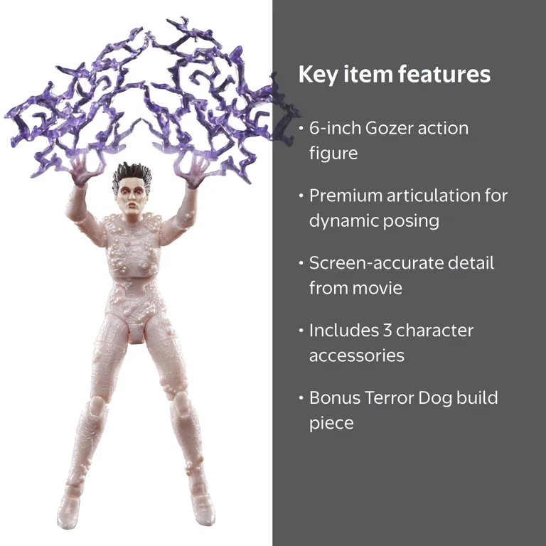 Ghostbusters, Action Figure, Gozer 6 Inches, Accessories Included