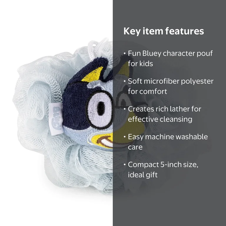 Bluey 3D Loofah, Kids, 5