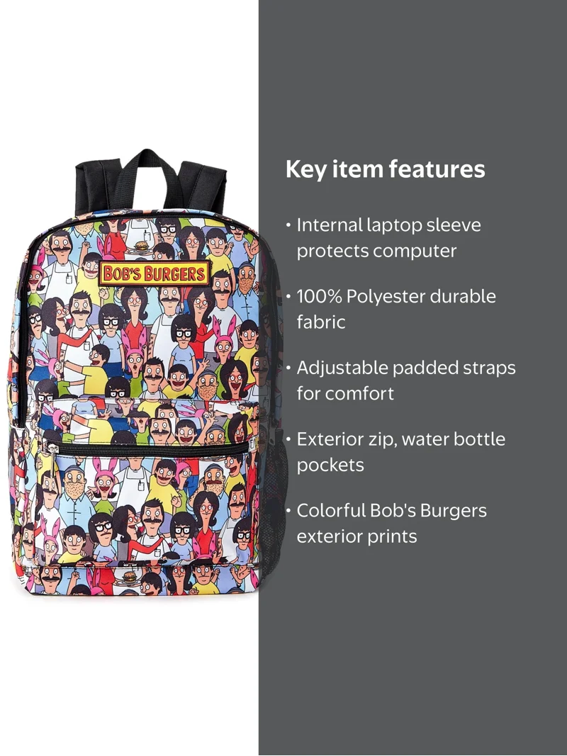 bob's burgers chibi print mini backpack Loungefly Disney Mystery Keychain Charm Collect them all and add your favs to your fit Bob's Burgers Cosplay Mystery Mini