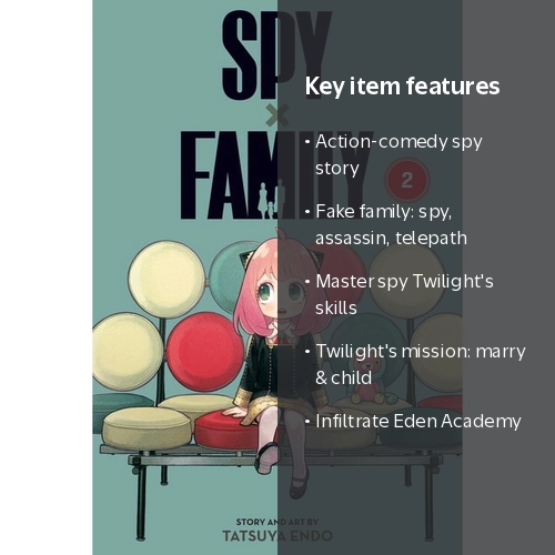 TATSUYA ENDO, Manga, Spy X Family, Vol. 2, Action comedy - Walmart.com