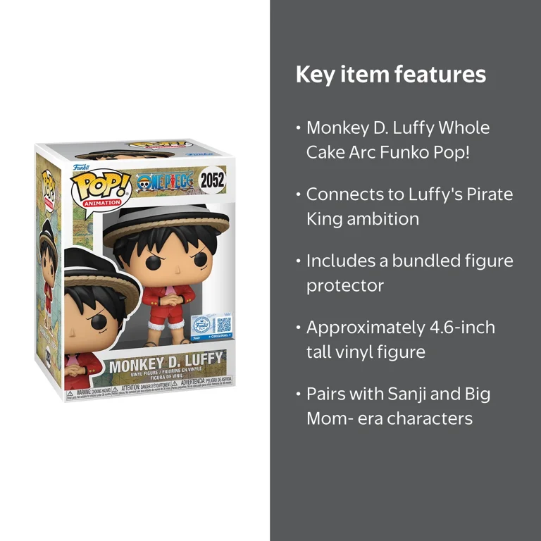 Funko, Collectibles Bundle, #2052, Monkey D. Luffy Whole Cake Arc