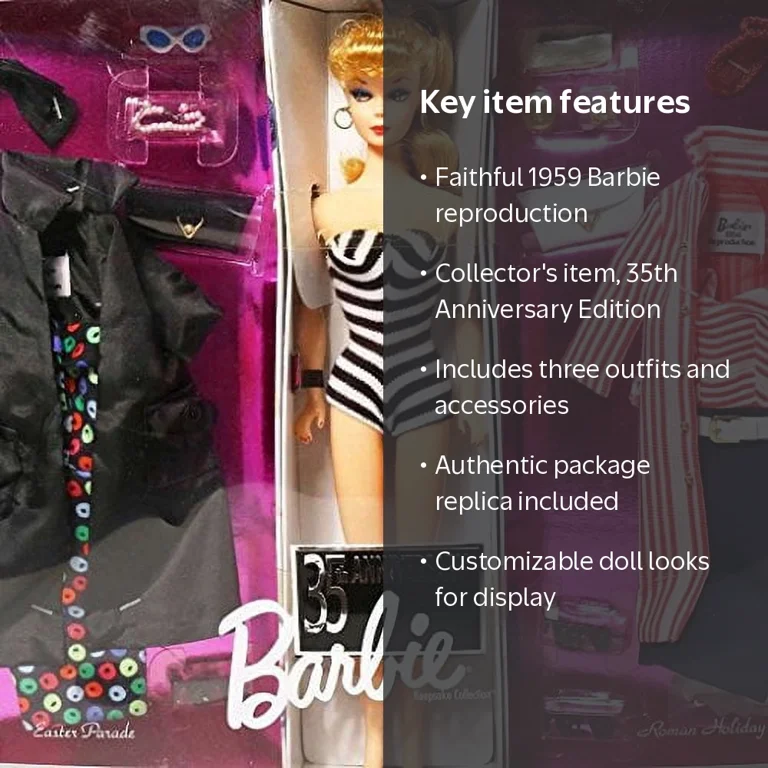 Barbie 35th Anniversary Vintage Collector's Giftset - 1959 Doll