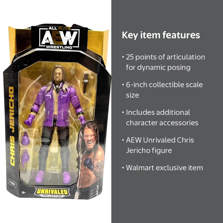 【日本未発売】AEW Chris Jericho フィギュア　未開封 AEW Exclusive Action Toys: Unrivaled 6