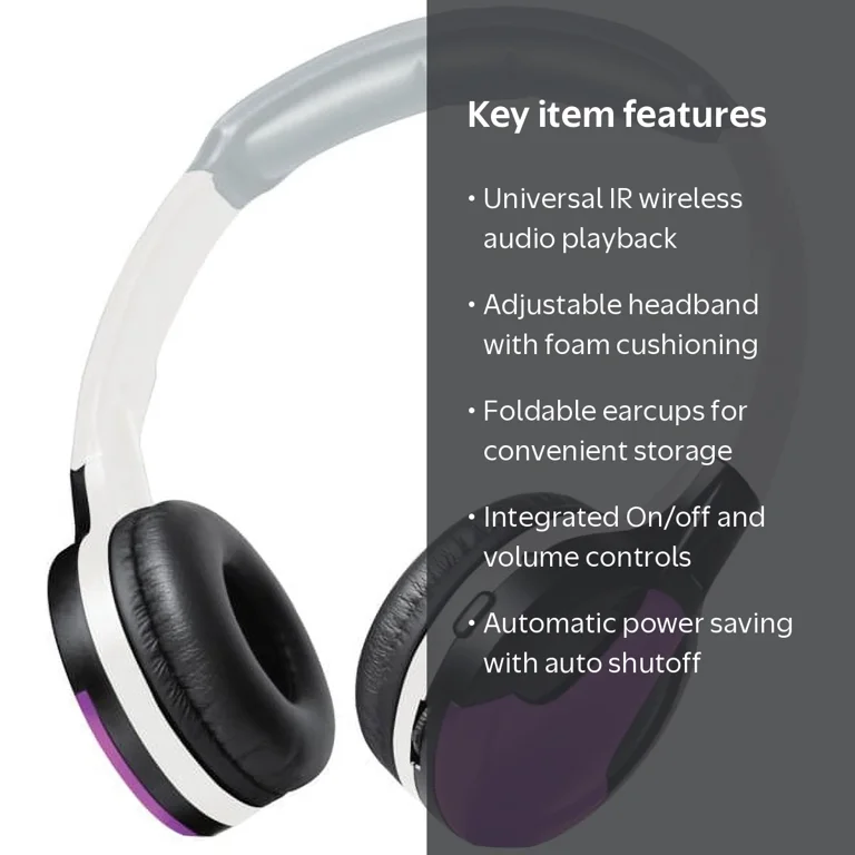 XO Vision, Wireless Headphones, IR630PR, Purple with IR