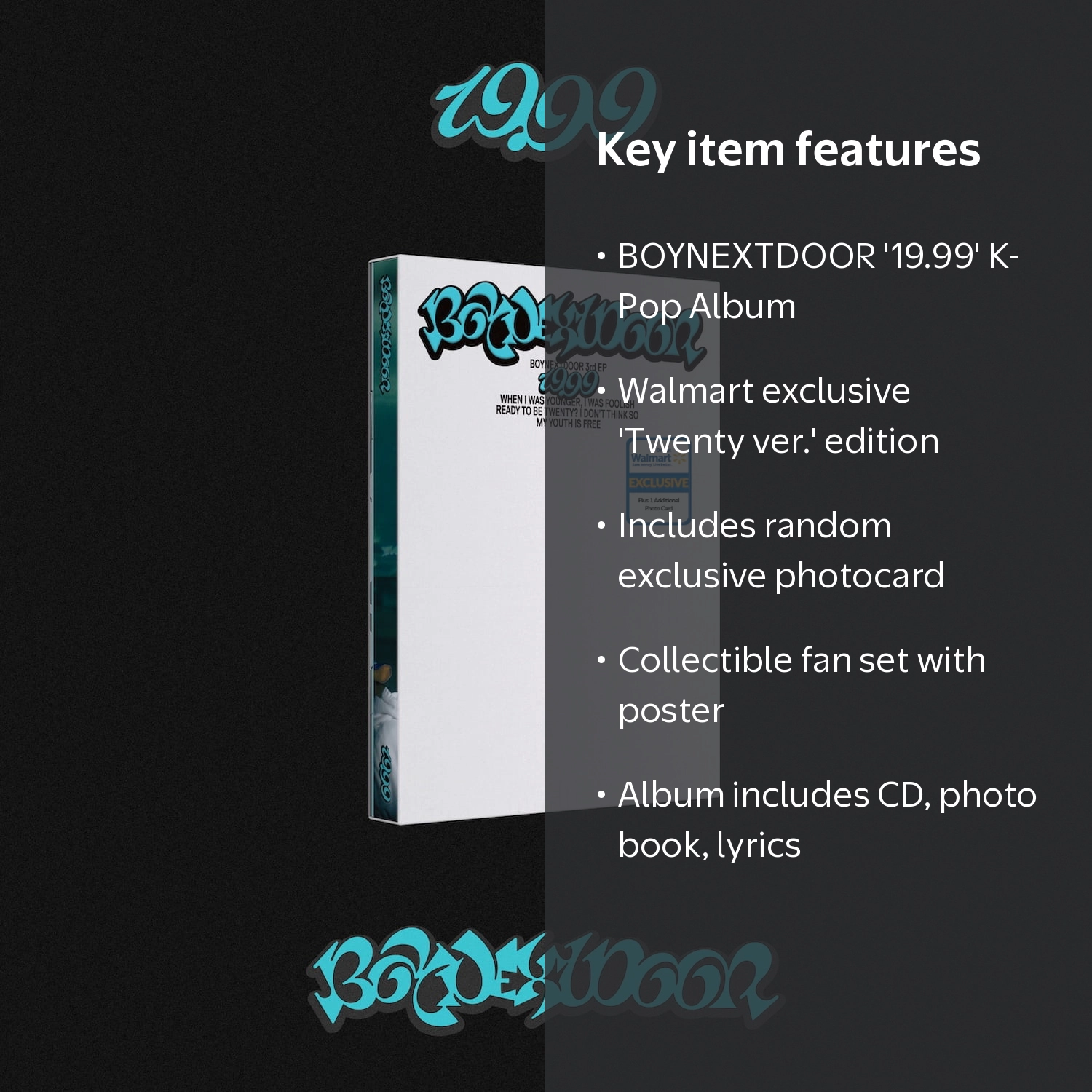 Boynextdoor - 19.99 (Twenty Ver.) (Walmart Exclusive) - CD