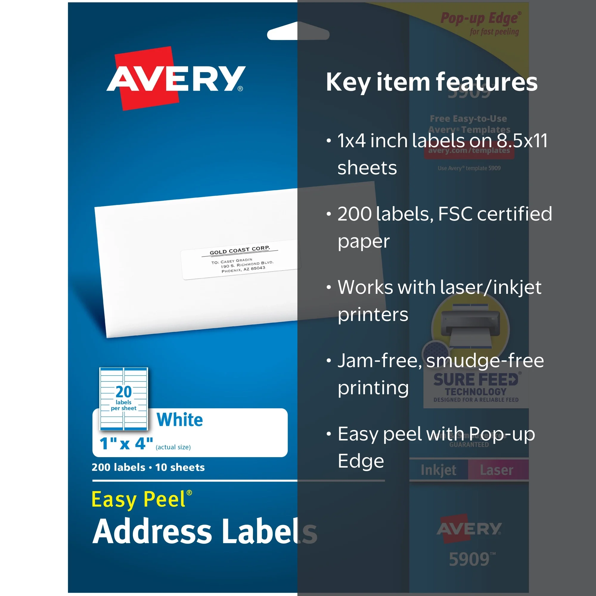 Avery Address Labels, 1