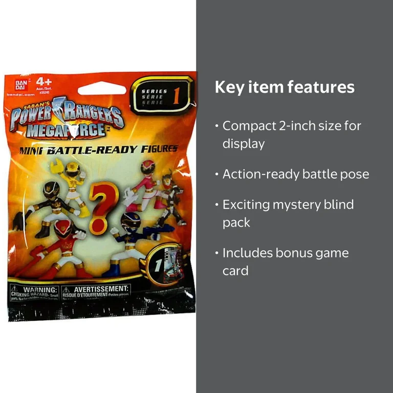 Power Rangers Megaforce Series 1 Mini Battle-Ready Figures Mystery