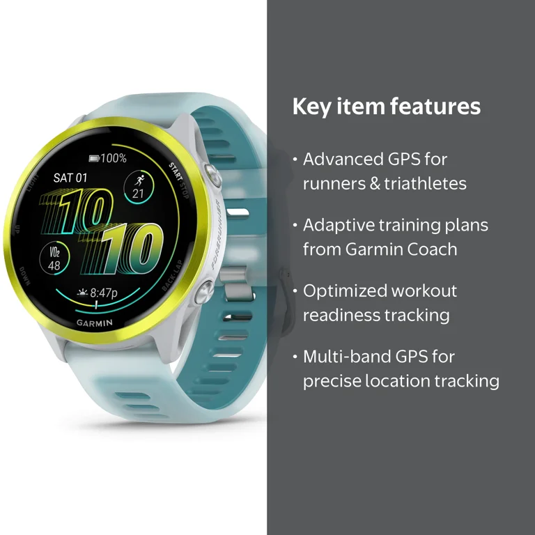 GARMIN Forerunner 570, 47mm GPS Running and Triathlon Smartwatch