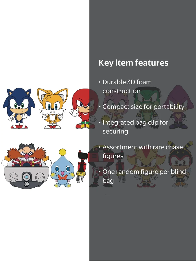 3D Figural Keyring Sonic the Hedgehog Series 3 Mystery Pack (1