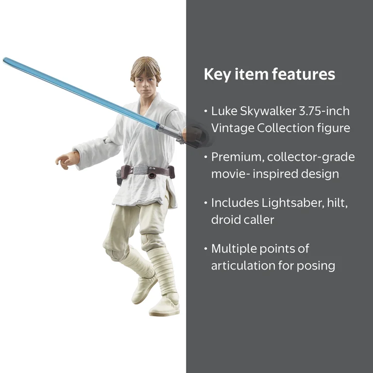 Star Wars, Action Figure, Luke Skywalker A New Hope 3.75-Inch