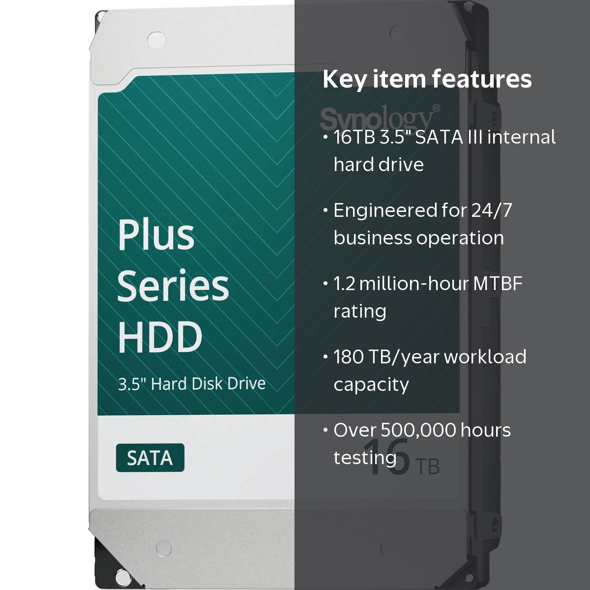 Synology, NAS Grade Hard Drive, 16TB, 3.5 inch SATA - Walmart.com