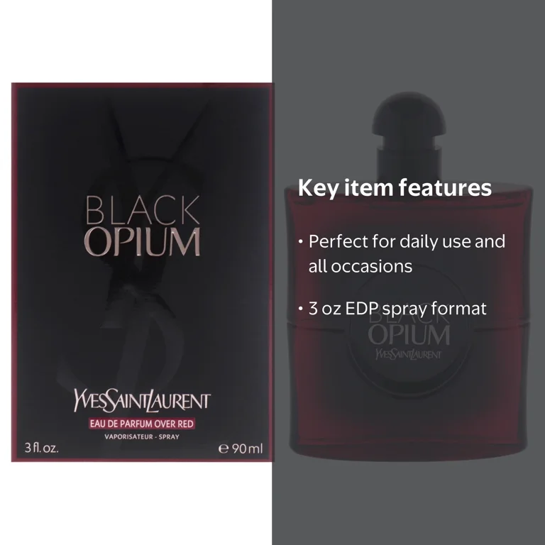 Yves Saint Laurent, Black Opium Over Red, 3 oz EDP Spray - Walmart.com